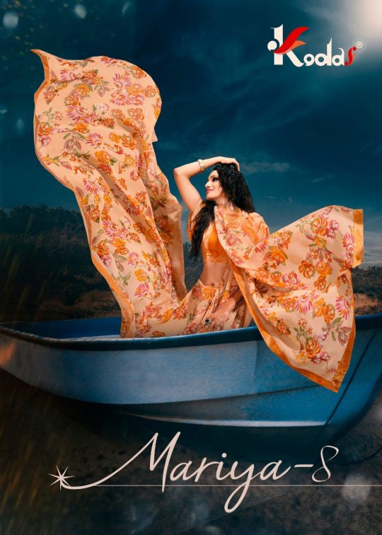 Kodas Mariya Vol-8 Printed Saree Catalog