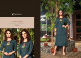 Shubh Nx Nach Baliye Two Ton Slub Kurti Catalog