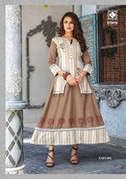 Kiana Zara Cotton and Rayon Fancy Kurti Catalog Collection