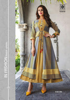 Kiana Zara Cotton and Rayon Fancy Kurti Catalog Collection