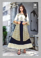 Kiana Zara Cotton and Rayon Fancy Kurti Catalog Collection