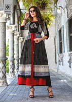 Kiana Zara Cotton and Rayon Fancy Kurti Catalog Collection