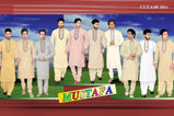 Mustafa Pathani Vol-3 Fancy with work dyed cotton pathani Mens wear