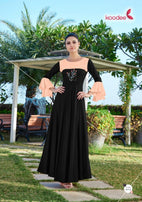 Koodee Hellaro Full Stich Gown Type Kurti Catalog