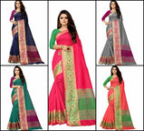 Crystal Vol 1 Art Silk Women Designing Style Saree Catalog Colllection