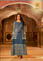 Kiana Nazrana Fancy Summer Wear Traditional Embroidery Work Kurtis Catalog Collection