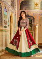 Kiana Nazrana Fancy Summer Wear Traditional Embroidery Work Kurtis Catalog Collection