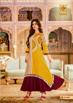 Kiana Nazrana Fancy Summer Wear Traditional Embroidery Work Kurtis Catalog Collection