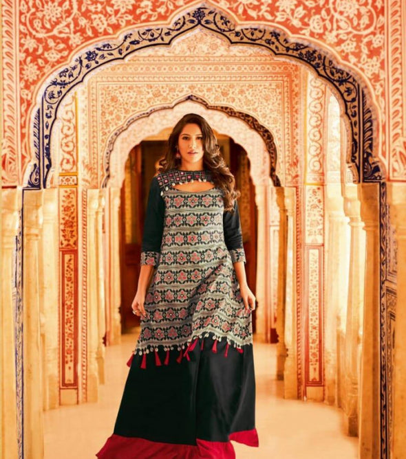 Kiana Nazrana Fancy Summer Wear Traditional Embroidery Work Kurtis Catalog Collection