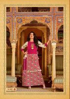 Kiana Nazrana Fancy Summer Wear Traditional Embroidery Work Kurtis Catalog Collection