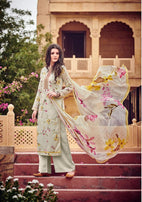 Glossy Irina The Petals Knot Plazzo Style Salwar Kameez Catalog