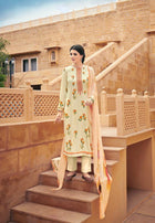 Glossy Irina The Petals Knot Plazzo Style Salwar Kameez Catalog
