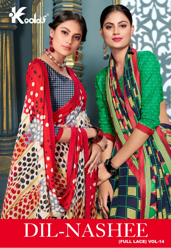 Kodas Dilnashee Vol-14 Renial Printed Saree Catalog