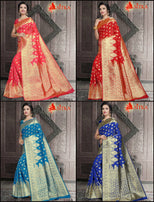 Sitka Sahnai 1115 Cotton Silk For Festive Wear Saree Catalog Collection