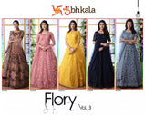 Shubhkala Flory Vol-3 Partwear Gown Catalog Collection