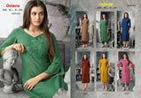 Kalaroop Octavia Silk Hand Work Fancy Kurtis Catalog Collction At Textile Mall
