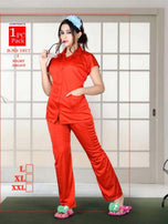 Kavyansika 1017 Satin Plain Night Suit Collection