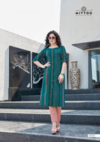 Mittoo Mohini Readymade Kurti With Pant Collection