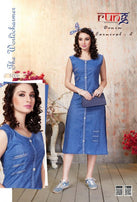 Rung Denim Carnival Vol 2 Denim Designer Kurtis Catalog Collection