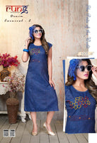 Rung Denim Carnival Vol 2 Denim Designer Kurtis Catalog Collection