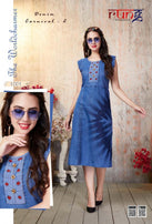 Rung Denim Carnival Vol 2 Denim Designer Kurtis Catalog Collection