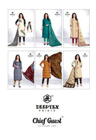 Deeptex Prints Chief Guest Vol-16 Printed Cotton Dress Material Catalog