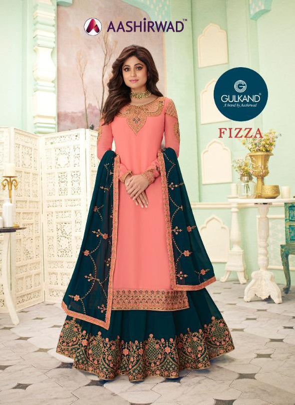 Aashirwad Creation Fizza Lehenga Style Designer Salwar Kameez Catalog