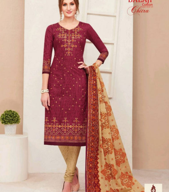 Balaji Cotton Chitra Vol-24 Printed Cotton Dress Material Catalog