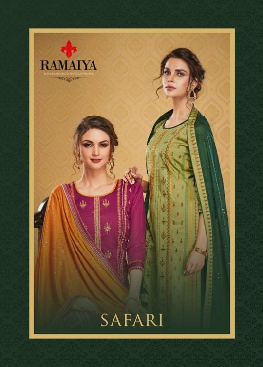 Kessi Ramiya Safari Palazzo Style Dress Material Catalog
