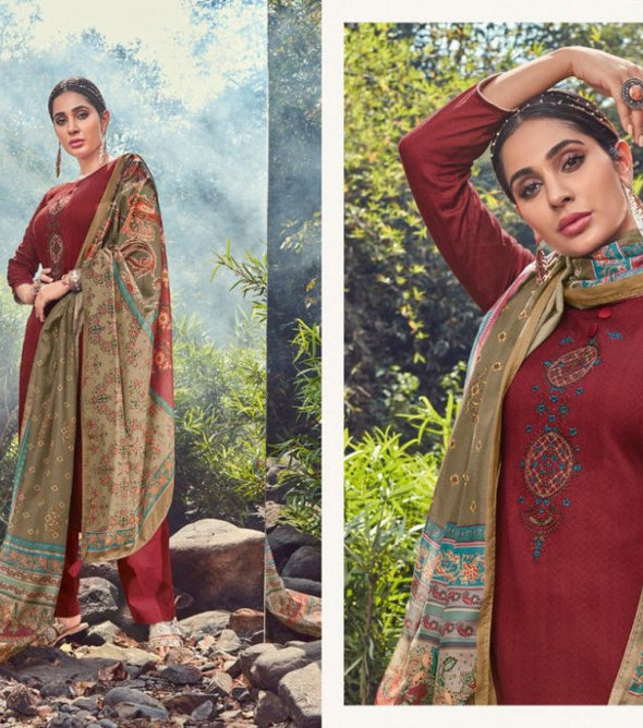 Shahnaz Arts Panihari Vol-4 Jam Collection Dress Material Catalog