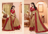 Saroj Hemlata Lycra Heavy Border Fanct Saree Catalog