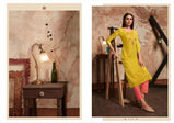 Kalaroop Kivi Two Tone Rayon Readymade Kurtis Catalog Collection
