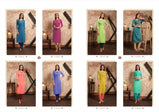 Kalaroop Kivi Two Tone Rayon Readymade Kurtis Catalog Collection