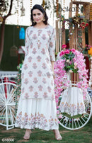 Aakara Gold 16 Stylish Kurti Dupatta And Pant Ready  Lack Work Ready Made Catalog Collection