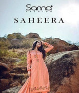Sanna Saheera Pure Az Cotton Jam Satin Dress Material Catalog Collection