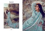 Sanna Saheera Pure Az Cotton Jam Satin Dress Material Catalog Collection