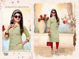 Mayra Priya 14 KG Rayon Printed Kurti Catalog Colllecton
