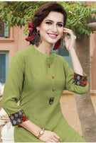 Stf That's My Swag Rayon Kurti With Bottom Catalog Collection