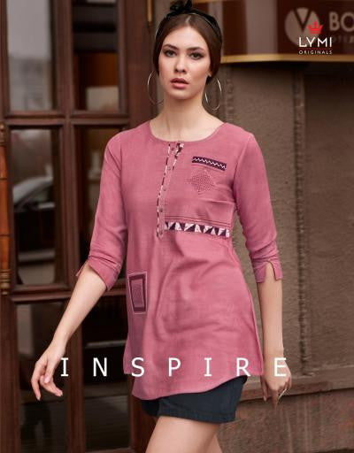 Lymi Inspire Casual Wear Rayon Flex Tops Catalog Collection