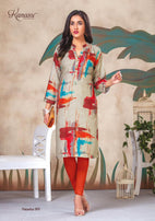 Kanasu Natasha Heavy Rayon Running Wear Printed Kurti