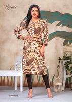 Kanasu Natasha Heavy Rayon Running Wear Printed Kurti