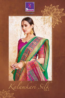 Shangrila Kalamkari Silk 6 Festive Wear Rich Saree Catalog Collection