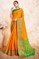 Shangrila Kalamkari Silk 6 Festive Wear Rich Saree Catalog Collection