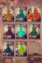 Khayyira Scarlett 1 Rayon Frock Style Kurtis Catalog Collection