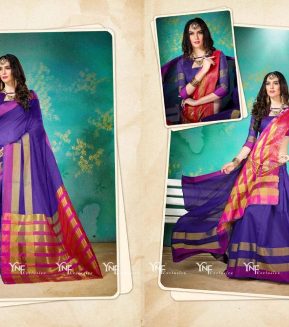YNF Nilanjana Cotton Silk Saree Catalog Collection