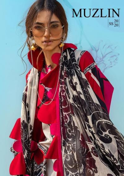 Saniya Muzlin SS 20-20 Cambric Cotton Printed Suits Catalog Collection