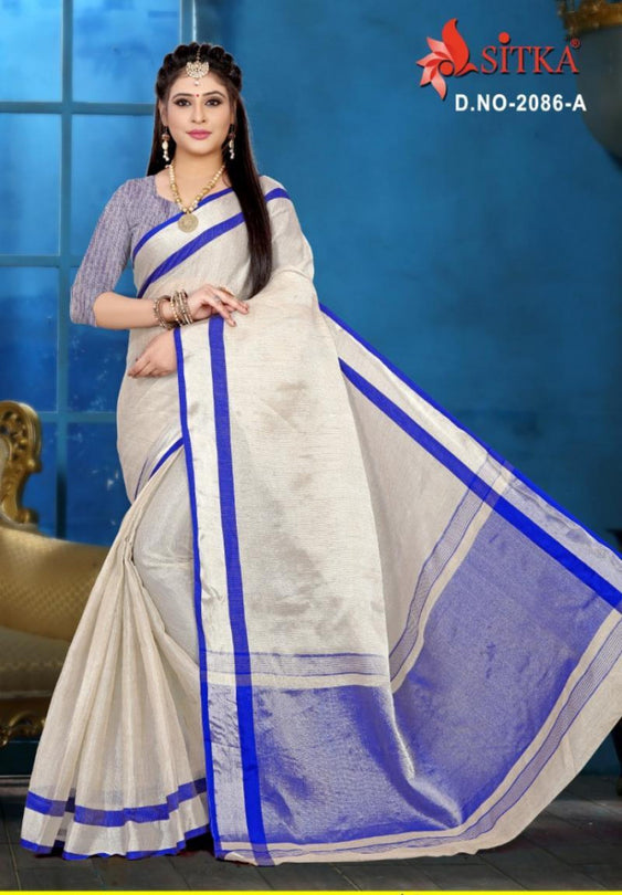 Sitka Bangla 2086 Cotton Silk Saree Catalog Collection