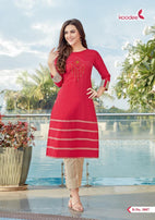 Koodee Panihari 2 Cotton Top With Lycra Pant Concept Catalog Collecttion