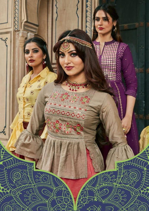 Kajal Style Fashion Holic Vol-1 Desinger Kurti Catalog Collection