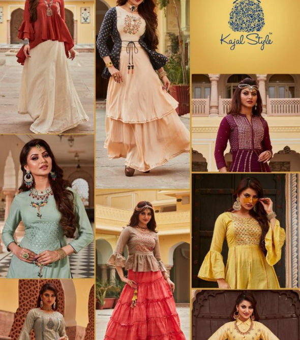 Kajal Style Fashion Holic Vol-1 Desinger Kurti Catalog Collection